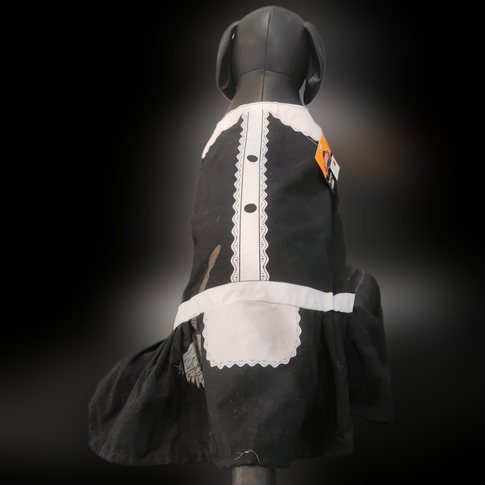 3/$20 Maid Black and White Pet Dress Costume - Picture 1 of 2